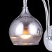 Shiny Tinted Grey Glass Wall Lamp
