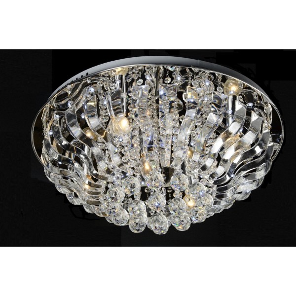 Crystal And Glass Close To Ceiling Light Lightosphere
