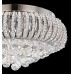 Crystal and Bead Filled Close-to-ceiling Light