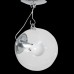 Funky Globe in a Glass Sphere Large Pendant Light with LED Bulb