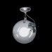 Funky Globe in a Glass Sphere Large Pendant Light with LED Bulb