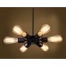 Fan Like Cluster Light with LED Filament bulbs