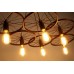 Industrial Six Wheel Cluster Pendant Light with LED Filament Bulbs